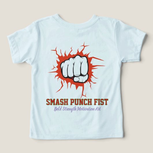 Smash Punch Fist – Bold Strength Motivation Art (Design achterkant)