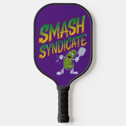 Smash Syndicate: Domineer de rechtbank Pickleball Paddle (Voorkant)