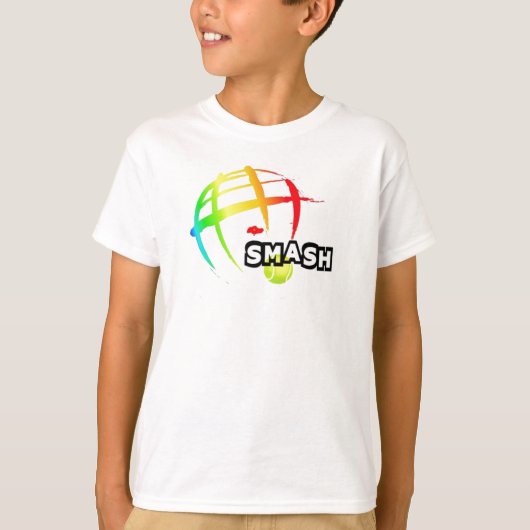 SMASH TENNIS SHIRT - KINDER (Voorkant)