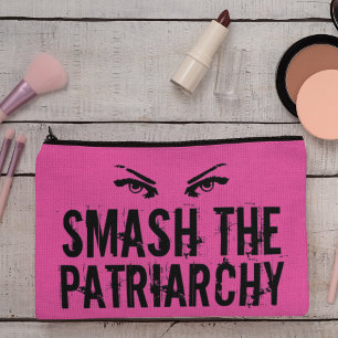 Smash the Patriarchaat Cool Pink Feminist Etui