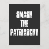 Smash the Patriarchy Briefkaart (Voorkant)