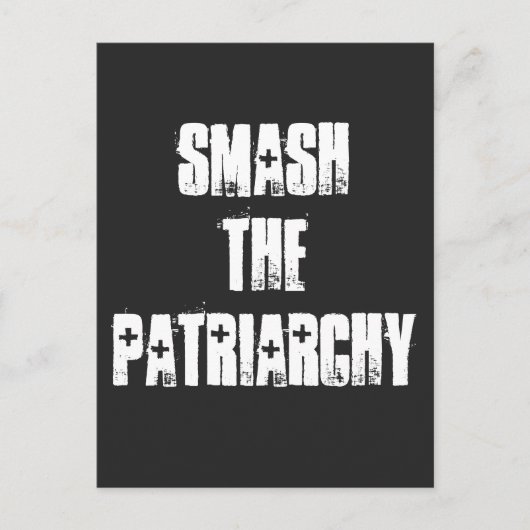 Smash the Patriarchy Briefkaart (Voorkant)
