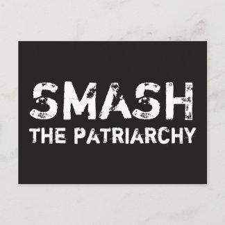 SMASH the Patriarchy Feminist Briefkaart