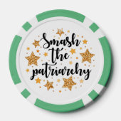 Smash the Patriarchy! Poker Chips (Achterkant)