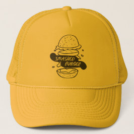 Smashed Burger Hat Trucker Pet