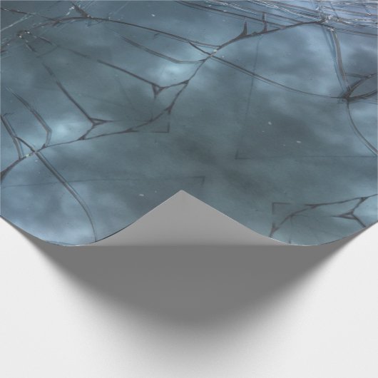 Smashed glas inpakpapier (Hoek)