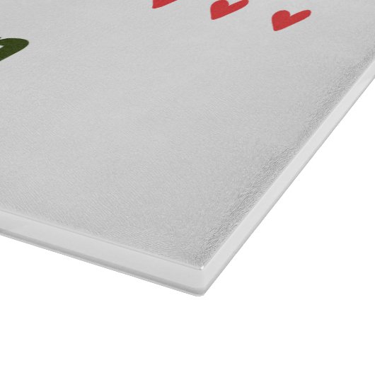 Smashed Together Forever Glass Cutting Board Snijplank (Hoek)