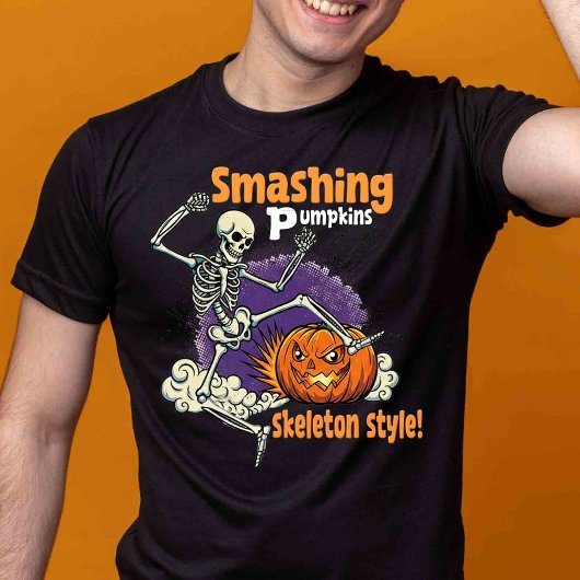 Smashing Pumpkins Orange Halloween Family Matching T-shirt