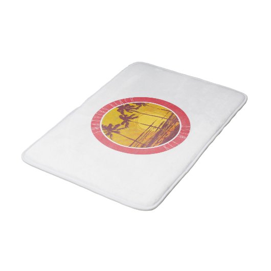 Smathers Beach Key West Beach Sunrise Surf Badmat (Gekanteld)