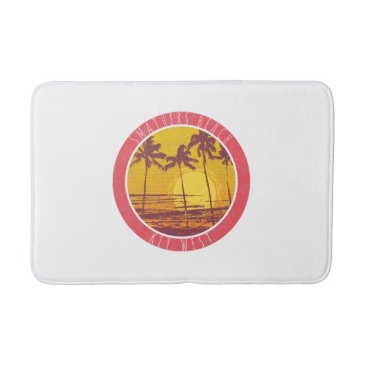 Smathers Beach Key West  Beach Sunrise Surf Badmat (Voorkant)