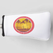 Smathers Beach Key West Beach Sunrise Surf Golfheadcover (Voorkant)