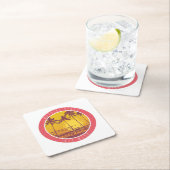 Smathers Beach Key West  Beach Sunrise Surf Kartonnen Onderzetters (Insitu)