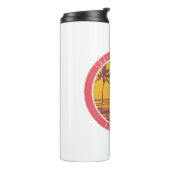 Smathers Beach Key West Beach Sunrise Surf Thermosbeker (Gedraaid links)