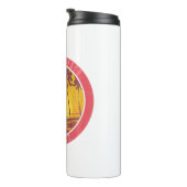 Smathers Beach Key West Beach Sunrise Surf Thermosbeker (Geroteerd rechts)