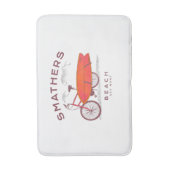 Smathers Beach Key West  Beach Surfing Badmat (Voorkant Verticaal)