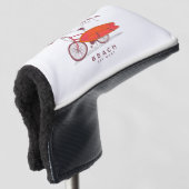 Smathers Beach Key West  Beach Surfing Golfheadcover (3/4 voorkant)