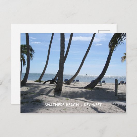 Smathers Beach, Key West, Florida Briefkaart (Voorkant / Achterkant)