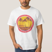 Smathers Beach Key West Florida  Zonsondergang T-shirt (Voorkant)
