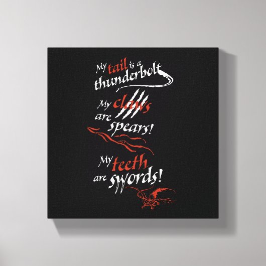 SMAUG™ Intro Canvas Afdruk (Voorkant)