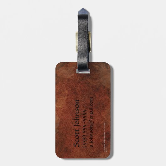 SMAUG™ Logo Bagagelabel (Achterkant verticaal)