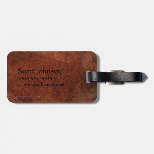 SMAUG™ Logo Bagagelabel (Achterkant horizontaal)