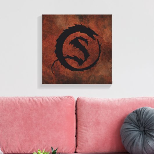 SMAUG™ Logo Canvas Afdruk (Insitu (Woonkamer))