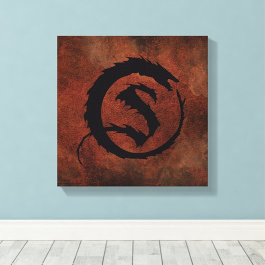 SMAUG™ Logo Canvas Afdruk (Insitu (Houten vloer))