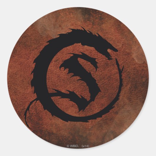 SMAUG™ Logo Ronde Sticker (Voorkant)