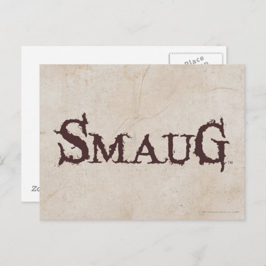 SMAUG™-naam Briefkaart (Voorkant / Achterkant)