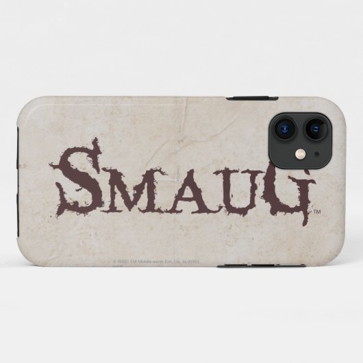 SMAUG™-naam Case-Mate iPhone Case (Achterkant (horizontaal))