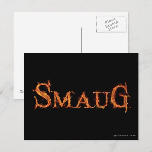 SMAUG™ Name Graphic Briefkaart (Voorkant / Achterkant)