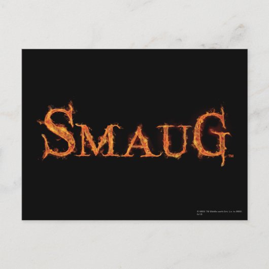 SMAUG™ Name Graphic Briefkaart (Voorkant)