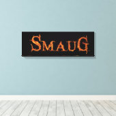 SMAUG™ Name Graphic Canvas Afdruk (Insitu (Houten vloer))
