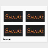 SMAUG™ Name Graphic Rechthoekige Sticker (Vel)