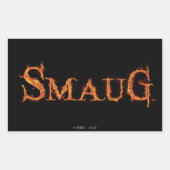 SMAUG™ Name Graphic Rechthoekige Sticker (Voorkant)