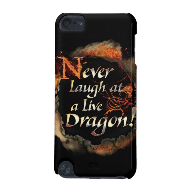 SMAUG™ - Nooit Logo grafisch lachen iPod Touch 5G Hoesje (Achterkant)