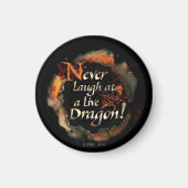 SMAUG™ - Nooit Logo grafisch lachen Magneet (Voorkant)