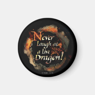 SMAUG™ - Nooit Logo grafisch lachen Magneet