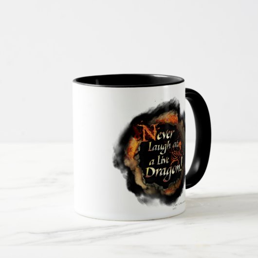 SMAUG™ - Nooit Logo grafisch lachen Mok (Voorkant rechts)
