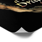 SMAUG™ - Nooit Logo grafisch lachen Poster (Hoek)