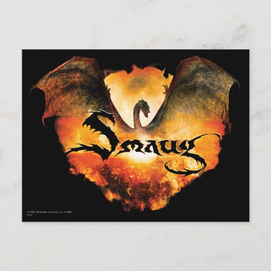 SMAUG™ over Laketown Briefkaart (Voorkant)