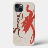 SMAUG™ silhouet & Naam Case-Mate iPhone Case (Achterkant)