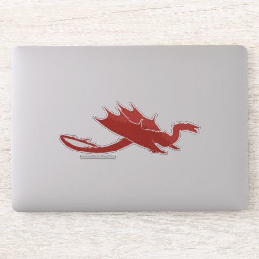 SMAUG™ Silhouette & Name 2 Sticker (Computer)