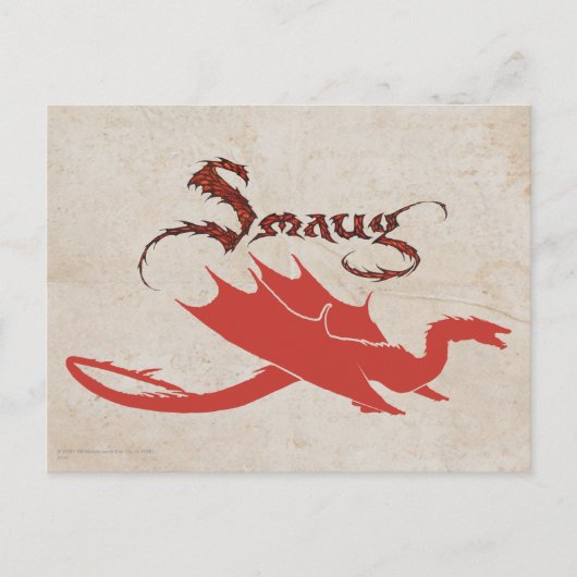 SMAUG™ Silhouette & Name Briefkaart (Voorkant)