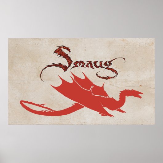 SMAUG™ Silhouette & Name Poster (Voorkant)