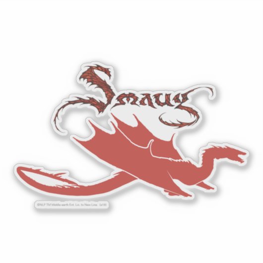 SMAUG™ Silhouette & Name Sticker (Voorkant)