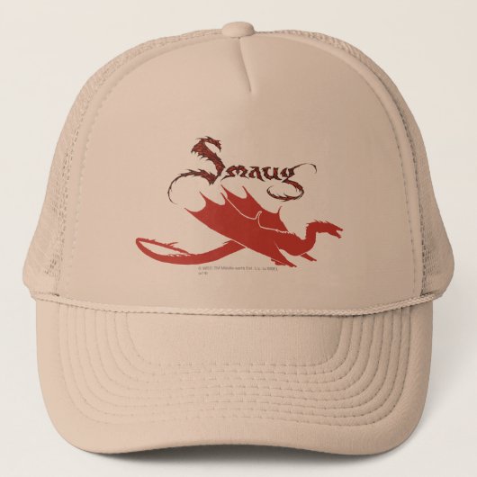SMAUG™ Silhouette & Name Trucker Pet (Voorkant)