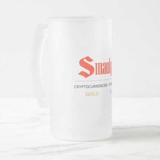 Smaulgld Frosted Beer Mok (Voorkant links)