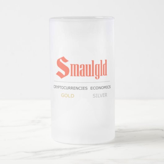Smaulgld Frosted Beer Mok (Center)
