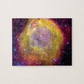 SMC WR7 Binaire Sterne Nevel - Hubble Ruimtestofot Legpuzzel (Horizontaal)
